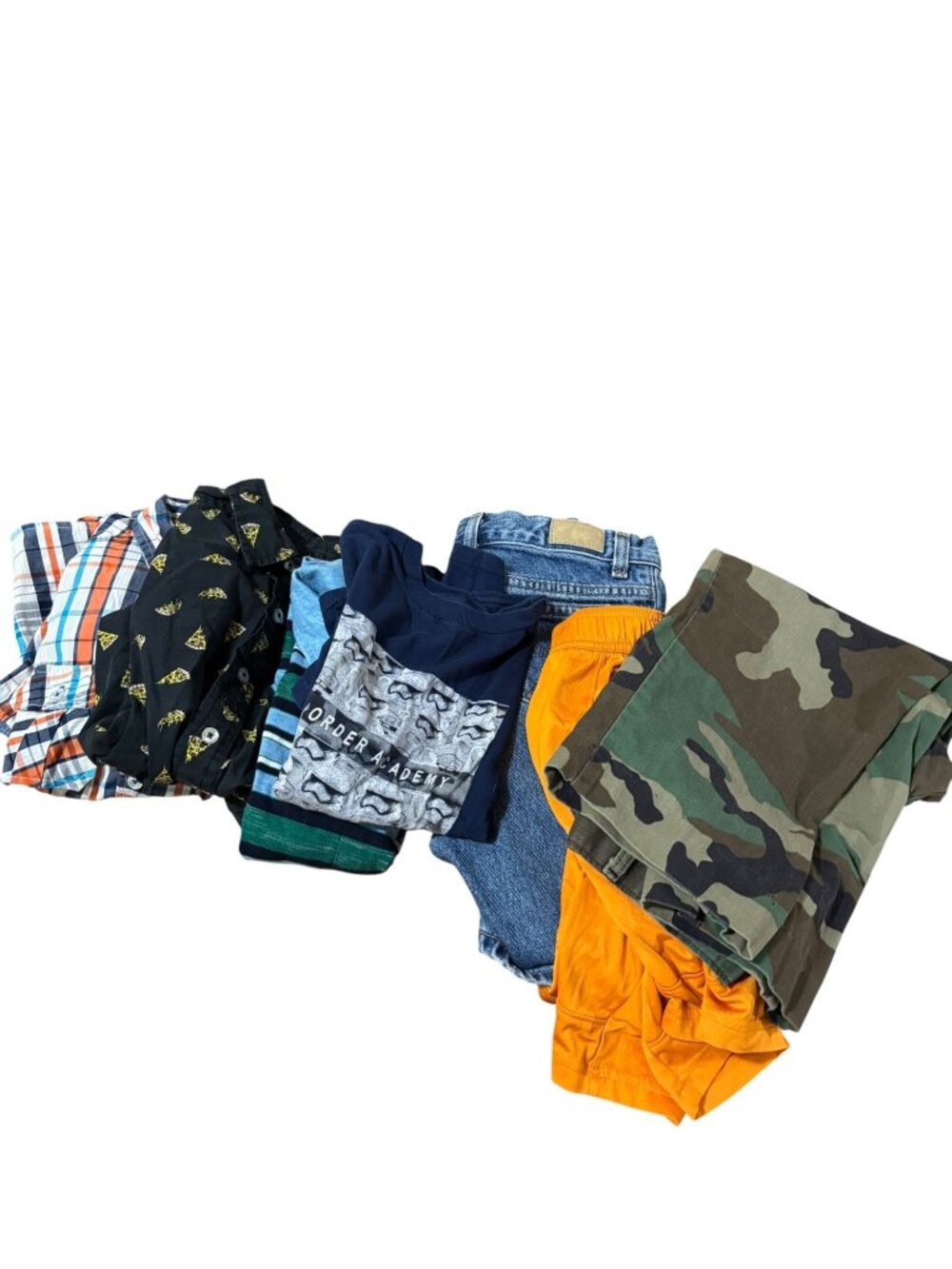 Boys Tops and Bottoms Small 6-7-8 lot of 7
